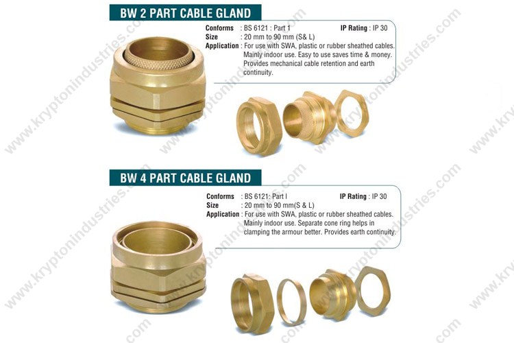 Brass Cable Glands Krypton Industries